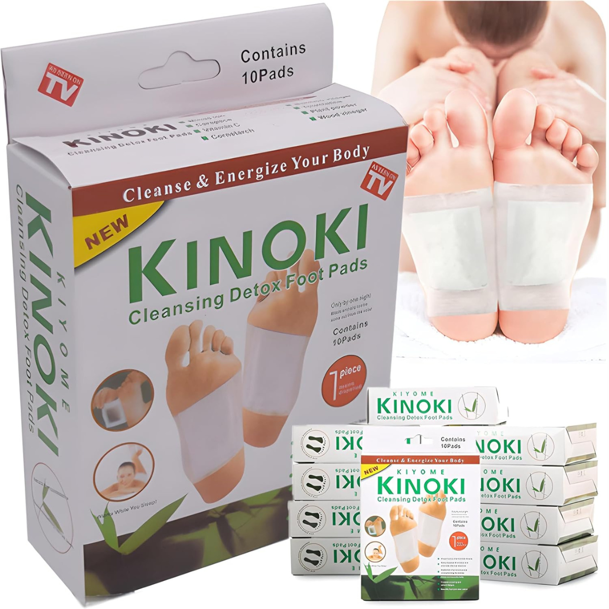 PARCHES KINOKIS - CONFORTA DOLORES Y DESINTOXICA 3X1