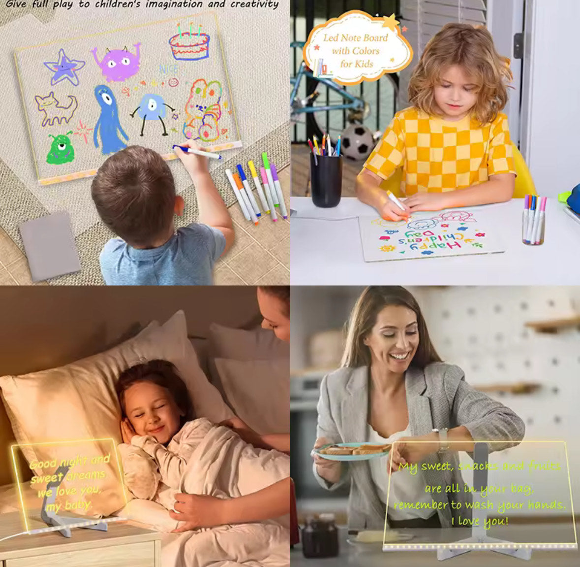 Pizarra Mágica LED 🎨✨