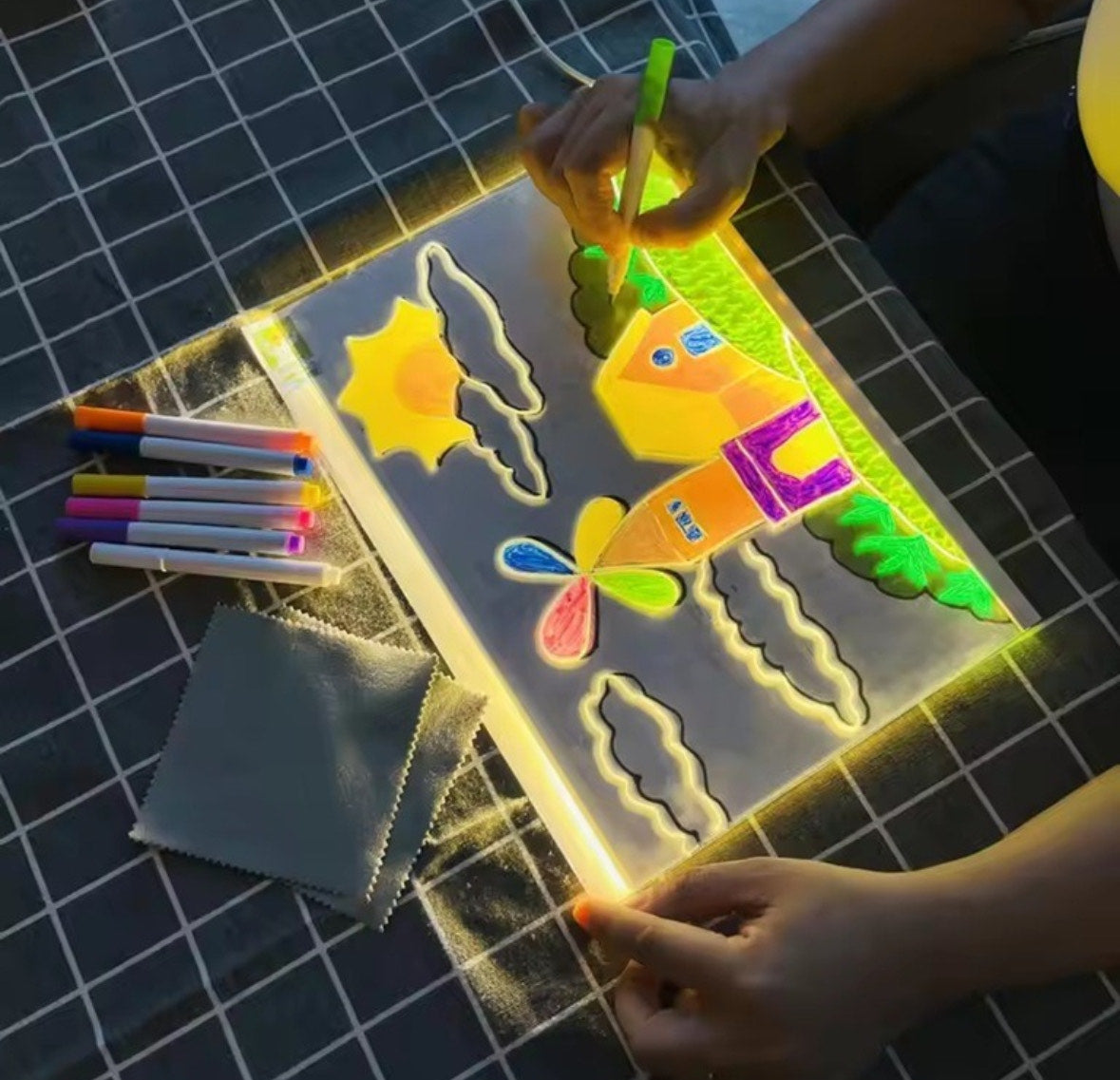 Pizarra Mágica LED 🎨✨
