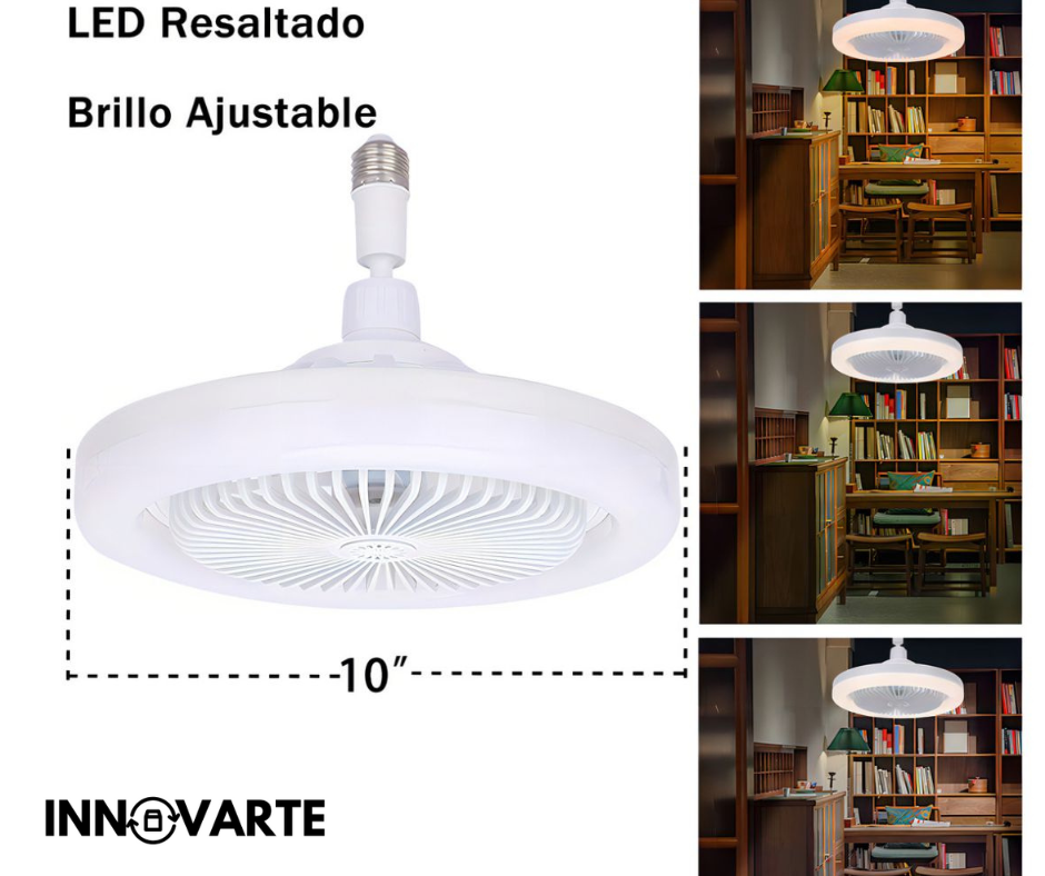 Ampolleta Ventilador Led 3 en 1