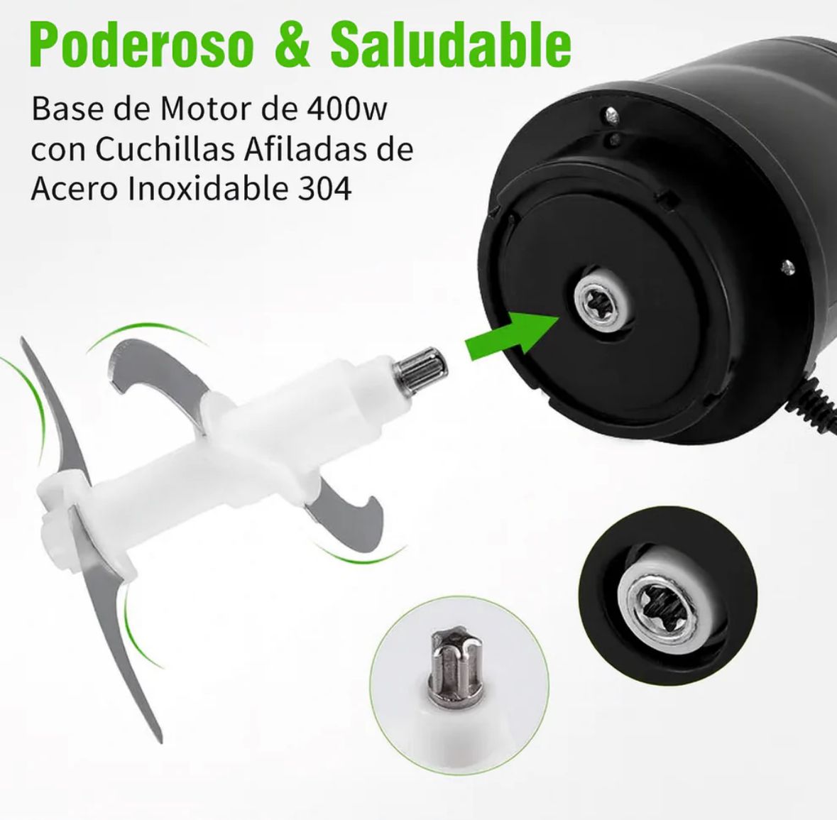 Picador de Alimentos Pro 2lts🧅🧄🥩