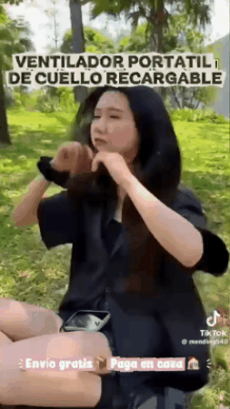 🌬️ Ventilador Portátil de Cuello Recargable – Frescura en Movimiento