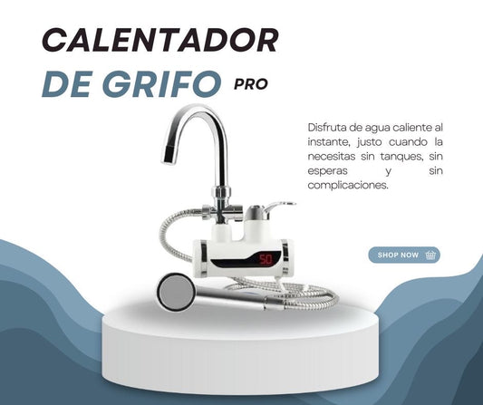 Calentador de Agua Eléctrico para Ducha y Grifo💧