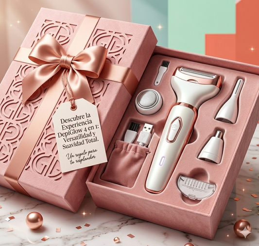 DepiGlow 4 en 1✨| Depiladora Facial y Corporal