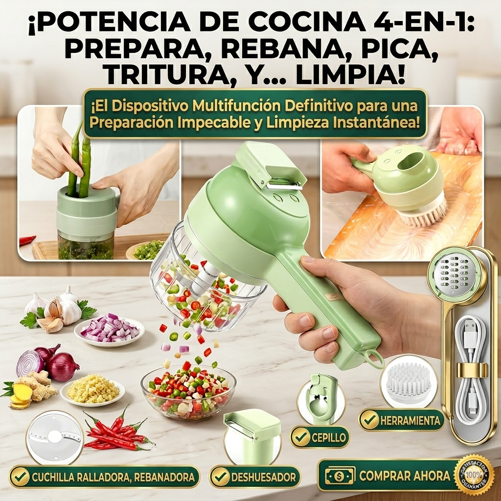 Cortador de Vegetales PicaTodo Express 🔪🔥