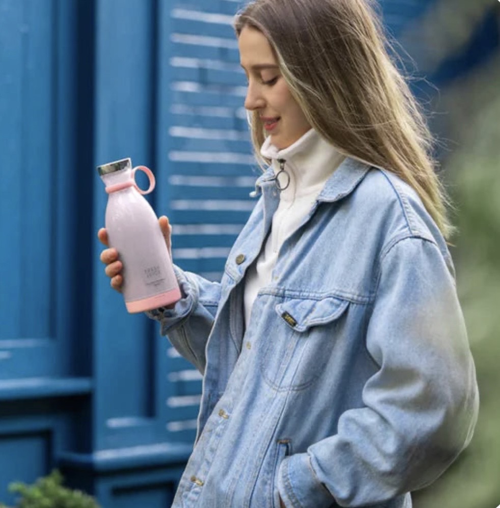 BATIDORA PORTÁTIL JUICE 350 ML🍉🍇