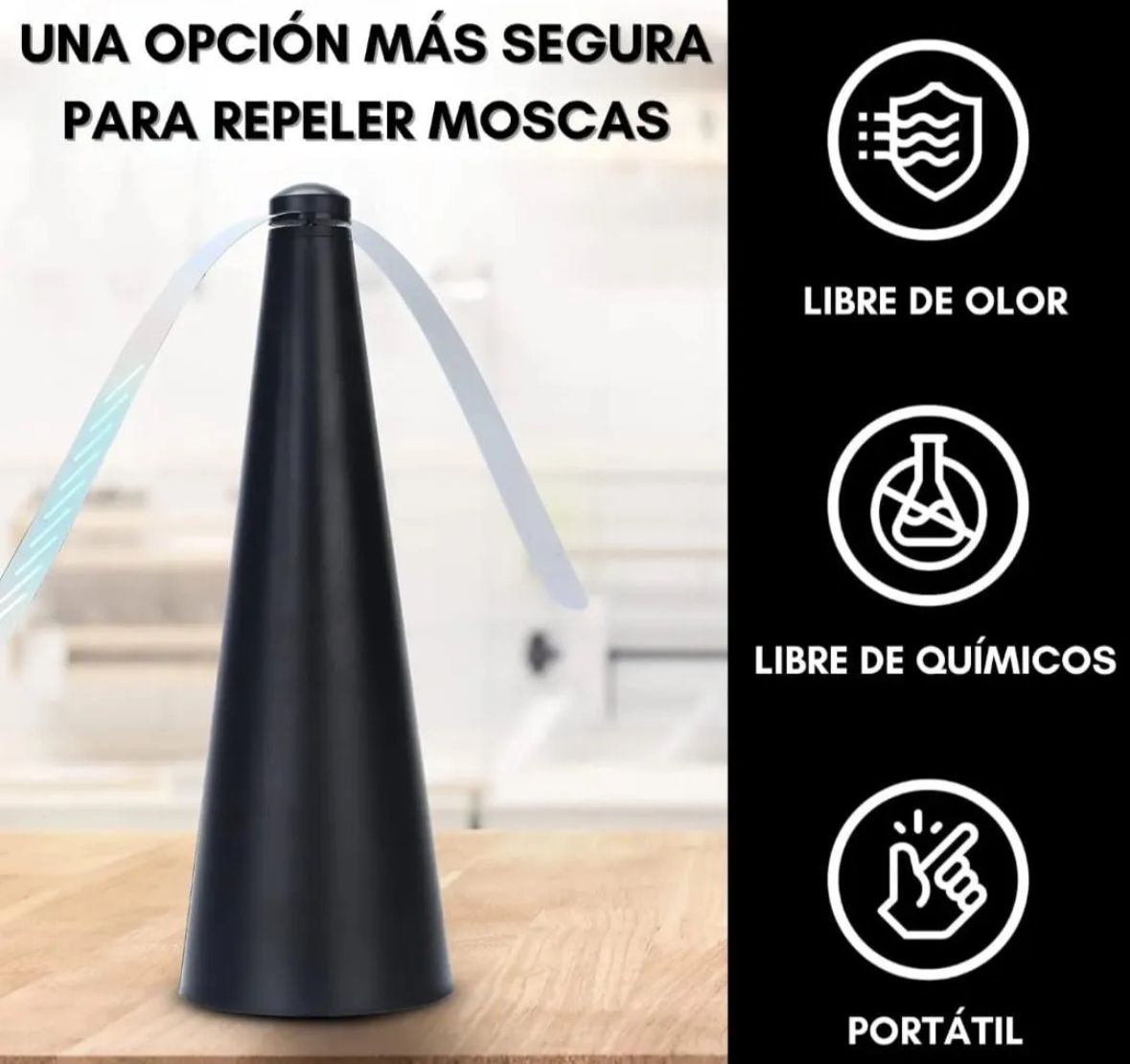 Ventilador Repelente para Moscas