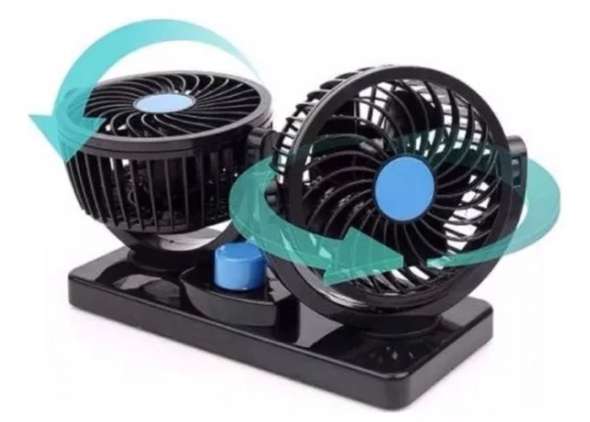 Ventilador 360° para Auto🚗 | Frescura y Confort en Cada Viaje✨