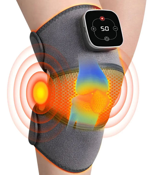 🔥 Rodillera Térmica 3 en 1 con Masaje y Vibración