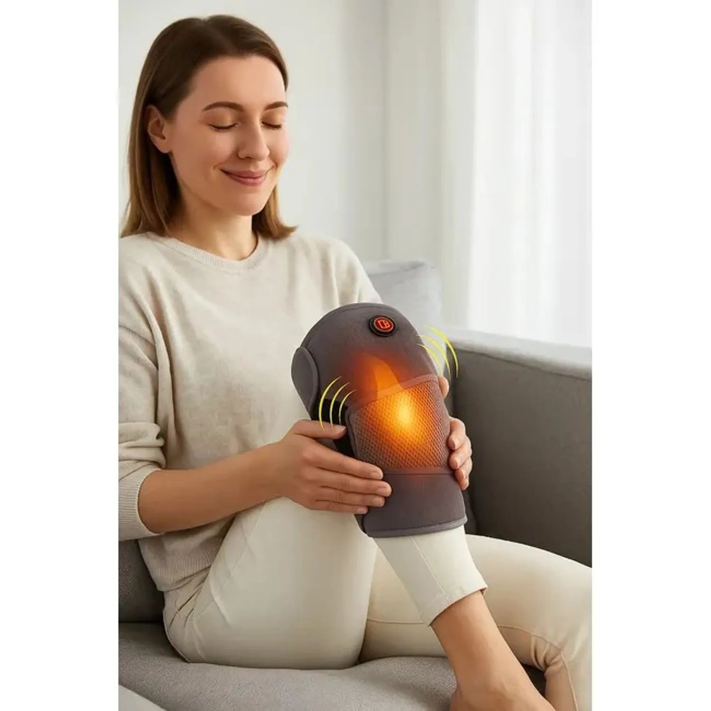 🔥 Rodillera Térmica 3 en 1 con Masaje y Vibración