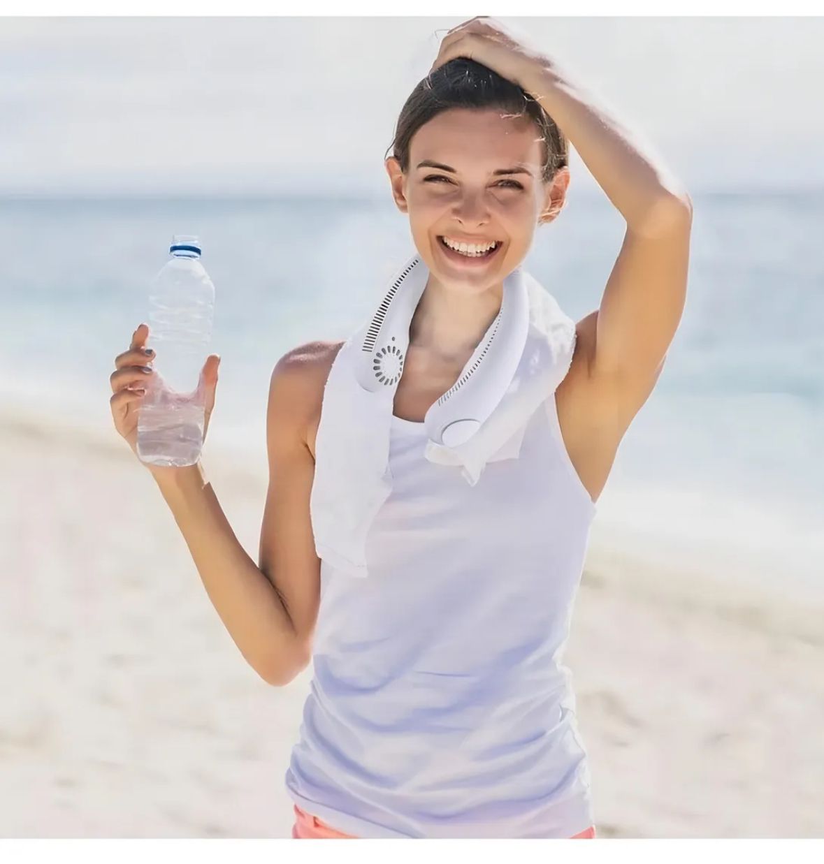 🌬️ Ventilador Portátil de Cuello Recargable – Frescura en Movimiento
