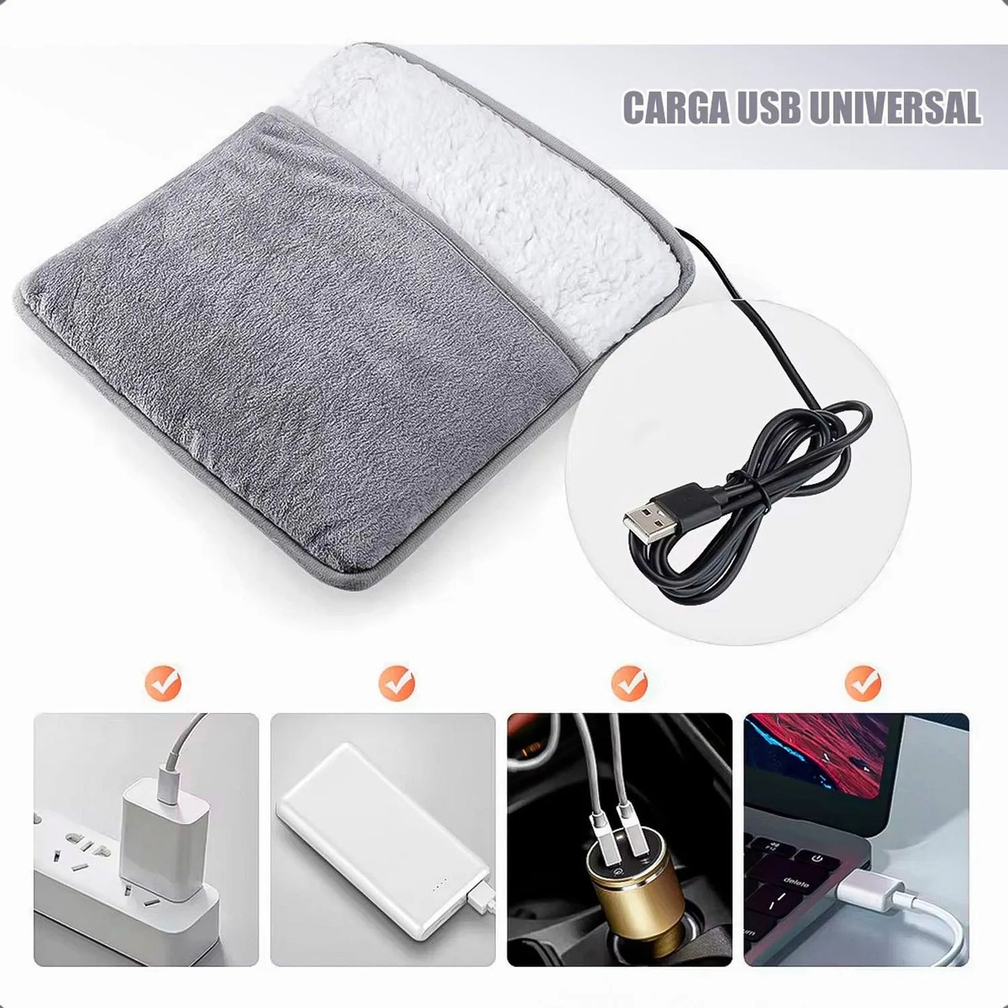 Calienta Pies Eléctrico Portátil Premium 🔥❄️