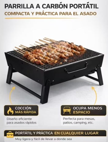 🔥Parrillera Portátil para Asados Premium